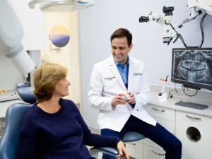 Dental Blog - Horizons Dental Care | Dentist in Ottawa - Dentist and Patient interacting in a clinical operatory environment